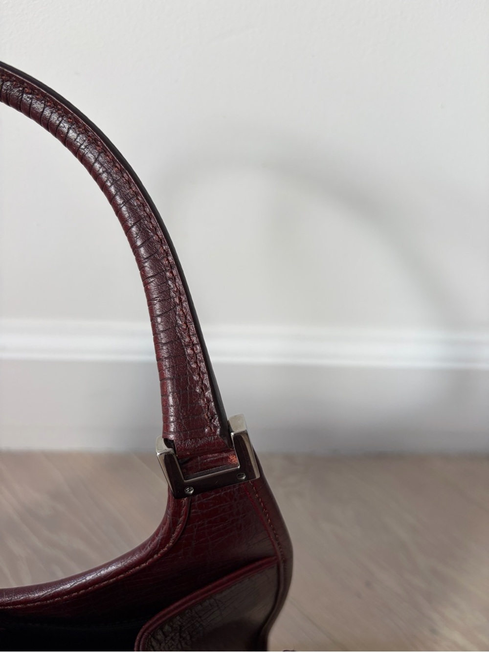 Gucci Jackie Bardot Mini Bag - excellent condition. Burgundy/Bordeaux/Brown - Picture 11 of 16